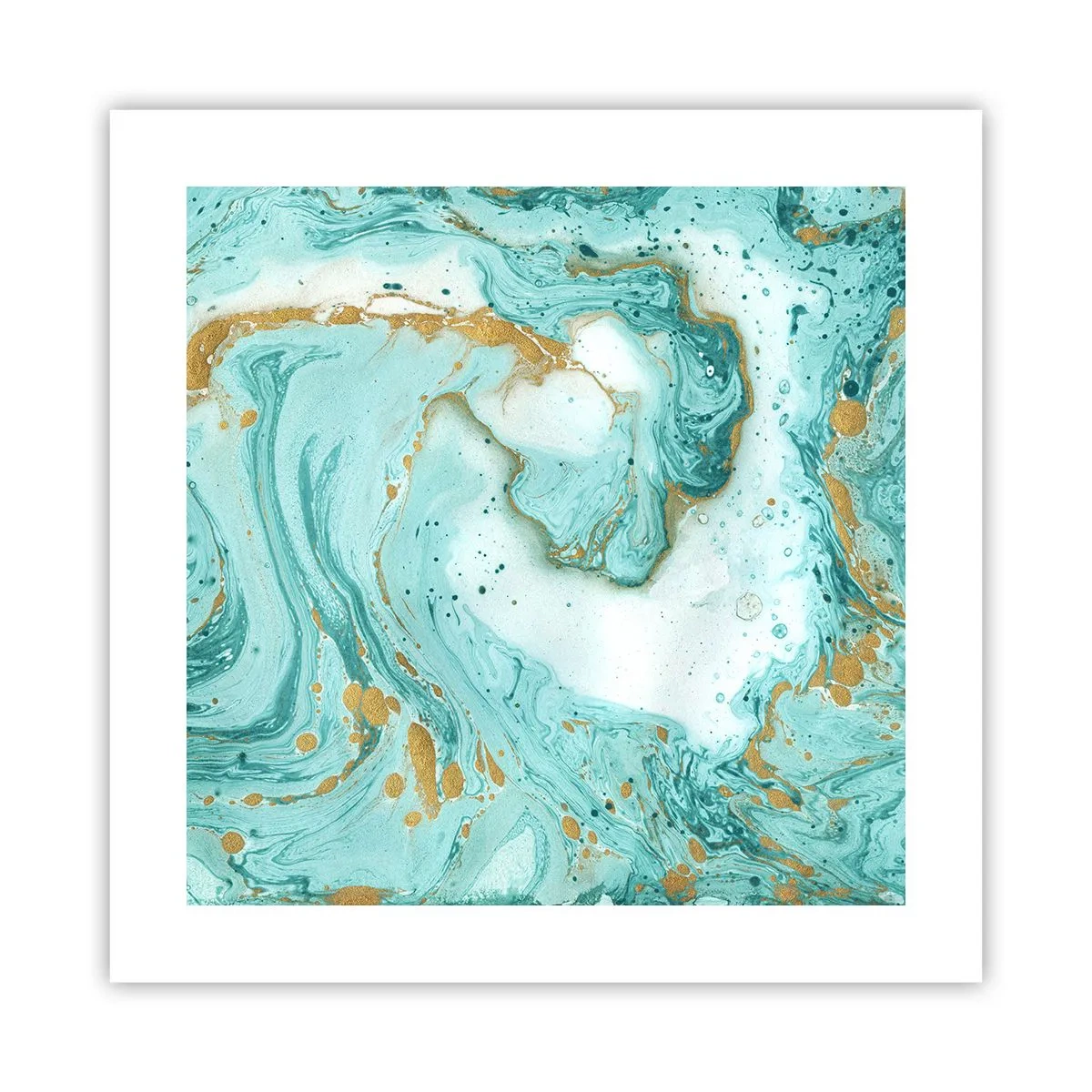 Poster - La grande onda del periodo Edo - 40x40 cm