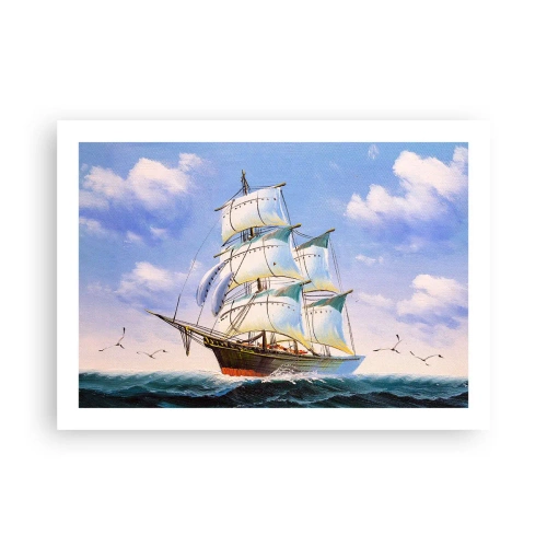 Poster - Con orgoglio nel vento - 70x50 cm