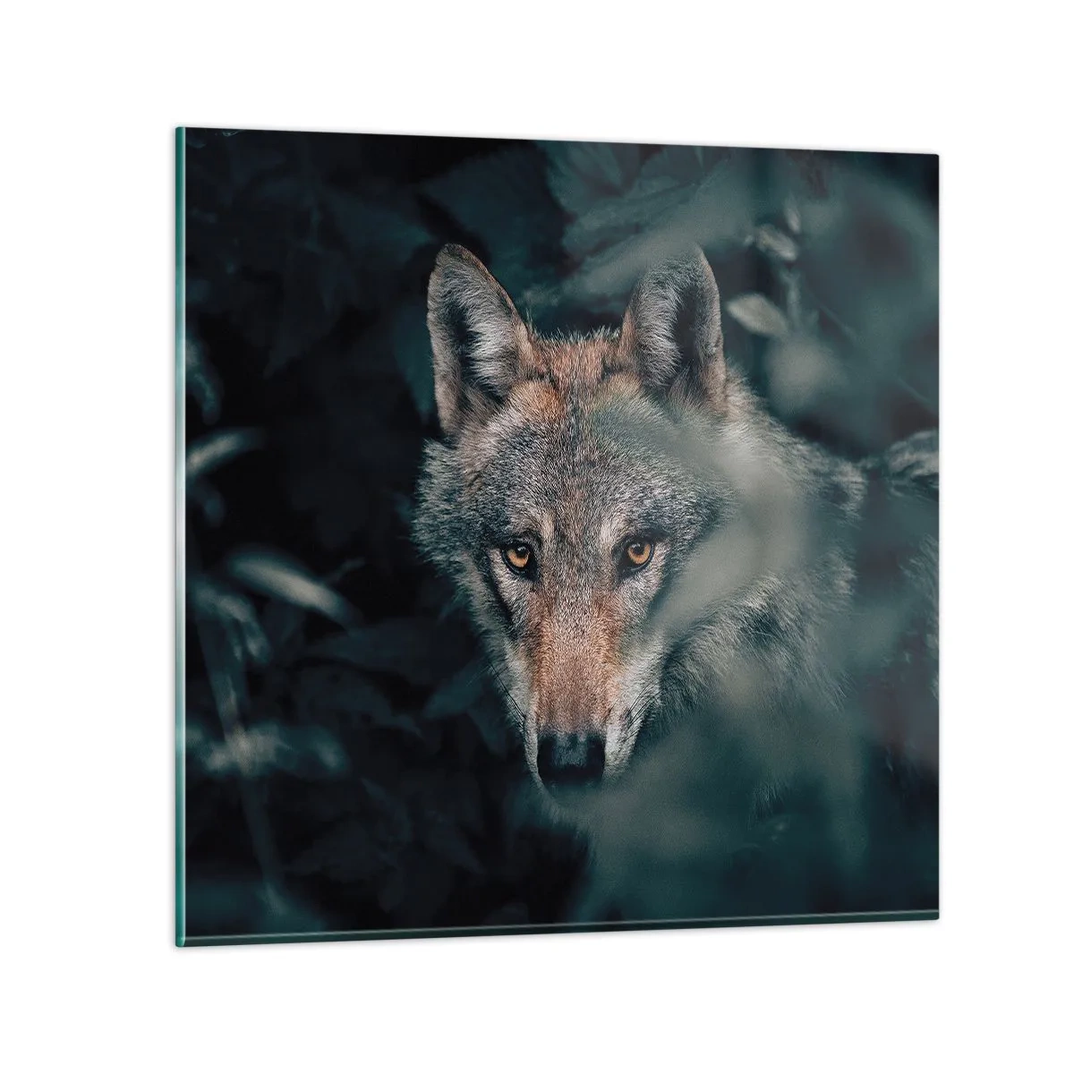 Quadro su vetro - Cacciatore - 30x30 cm