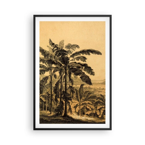 Poster in cornice nera - Nel clima coloniale - 61x91 cm
