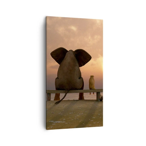 Quadro su tela - Stampe su Tela - A volte bisogna tacere - 45x80 cm