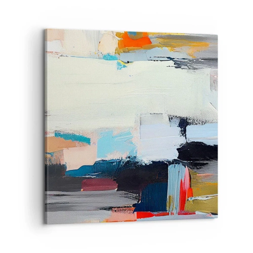 Quadro su tela - Stampe su Tela - C'è una logica? - 60x60 cm