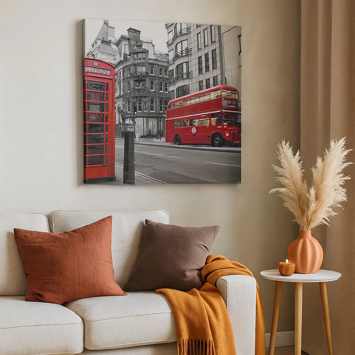 Quadro su tela - Stampe su Tela - Il più rosso d'Europa - 30x30 cm