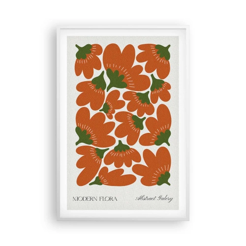 Poster in cornice bianca - Dalla vita dei fiori - 61x91 cm