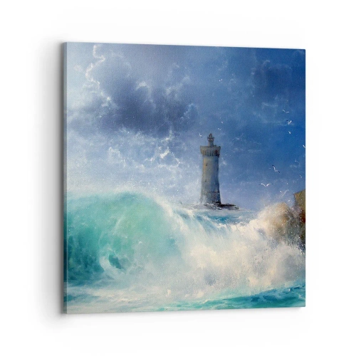 Quadro su tela - Stampe su Tela - In difesa contro gli elementi - 70x70 cm