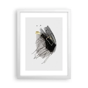 Poster in cornice bianca - In nero e in oro - 30x40 cm