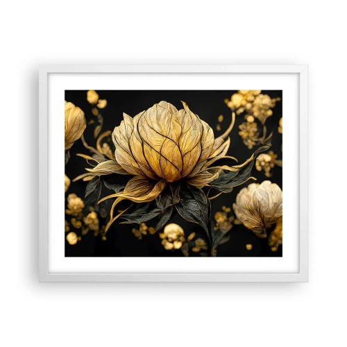 Poster in cornice bianca - Delicata fragilità - 50x40 cm