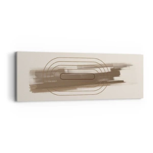 Quadro su tela - Stampe su Tela - Un soffio di grigio - 90x30 cm