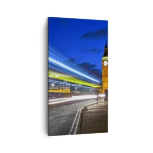 Quadro su tela - Stampe su Tela - Sotto lo sguardo del Big Ben - 45x80 cm