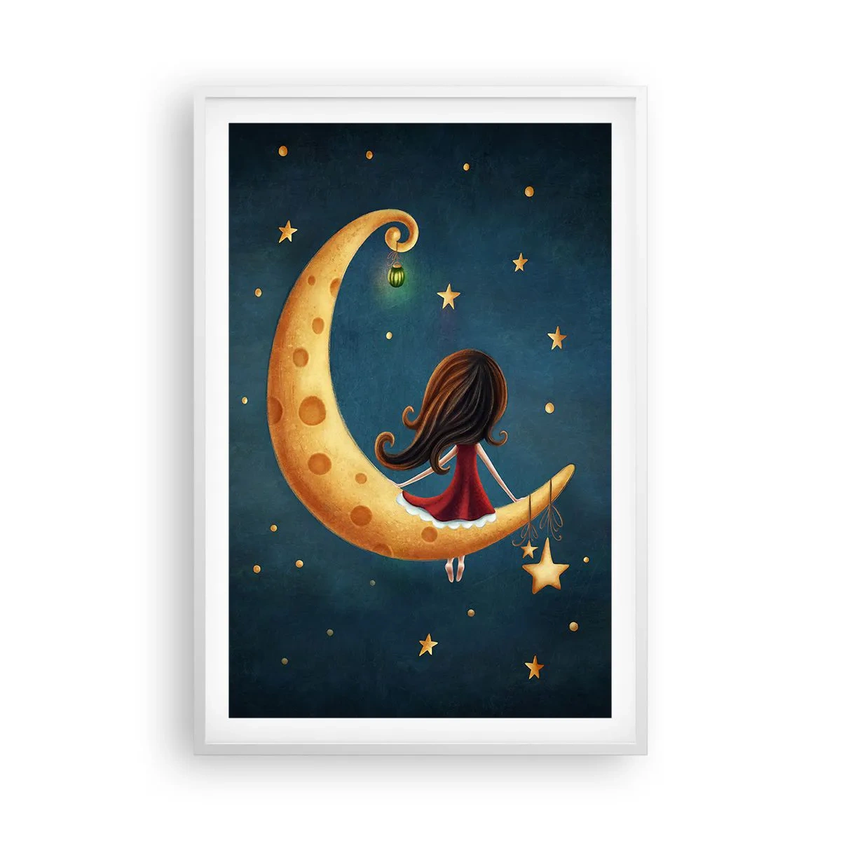 Poster in cornice bianca - Una volta... - 61x91 cm