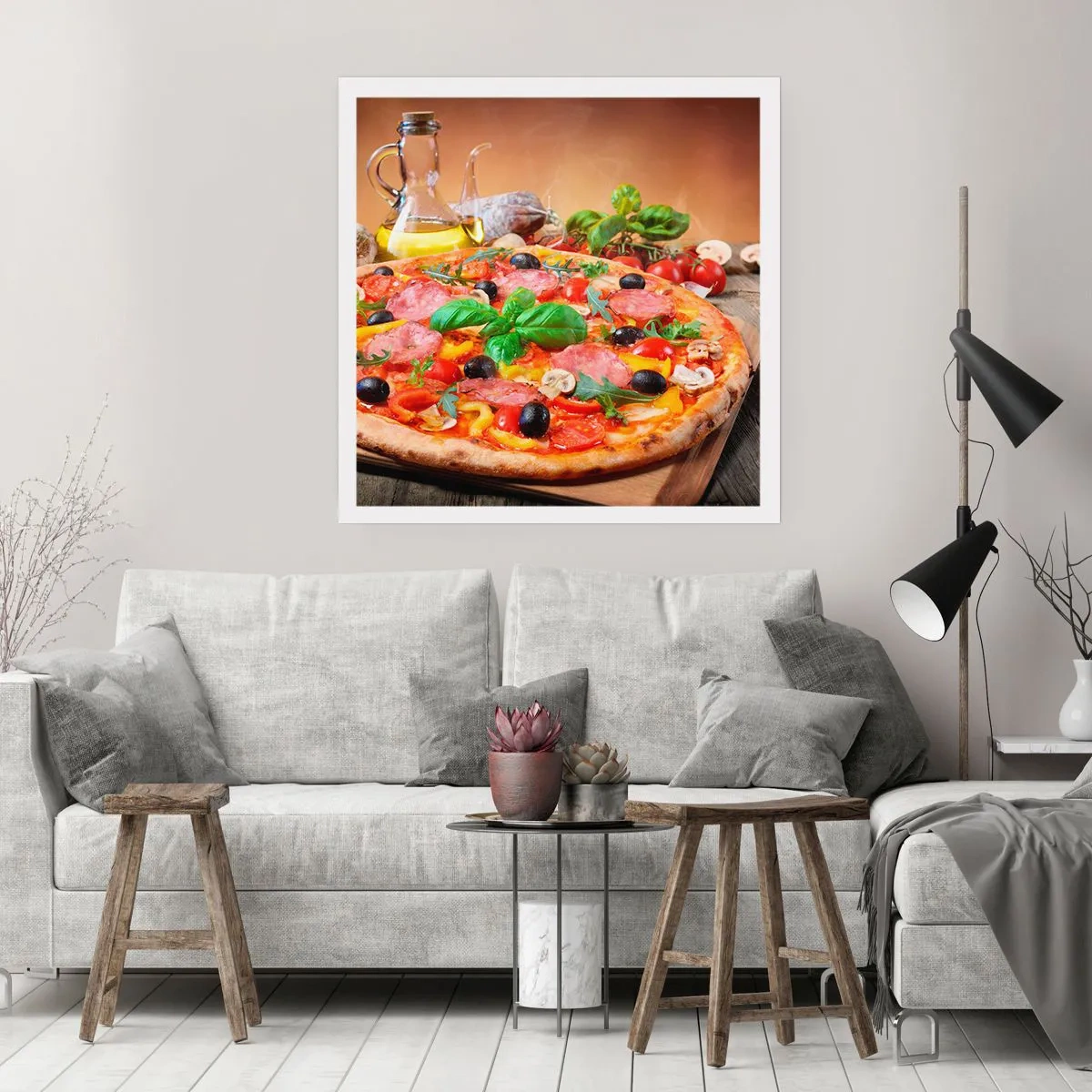 Poster - Con gusto veramente italiano - 30x30 cm