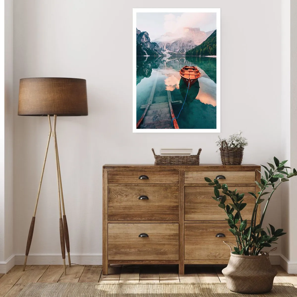 Poster - Il sogno tranquillo dei monti - 40x50 cm