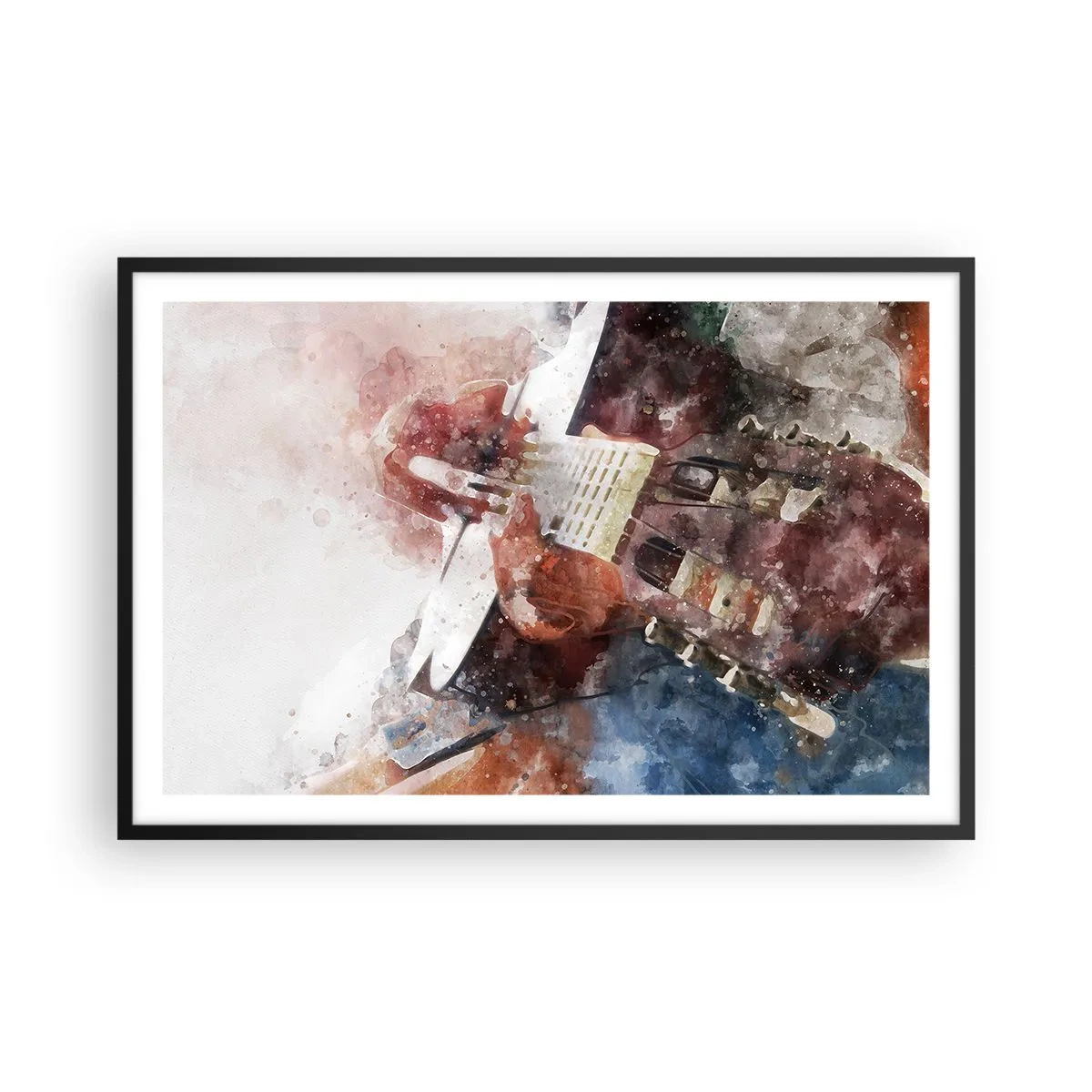Poster in cornice nera - E tu che ne pensi? - 91x61 cm