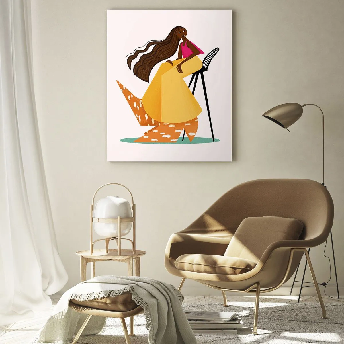 Quadro su vetro - Anche la moda è un gioco - 70x100 cm