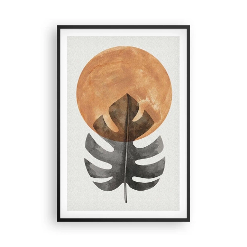 Poster in cornice nera - Sempre il sole - 61x91 cm