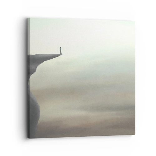 Quadro su tela - Stampe su Tela - Certamente verso l'alto! - 30x30 cm