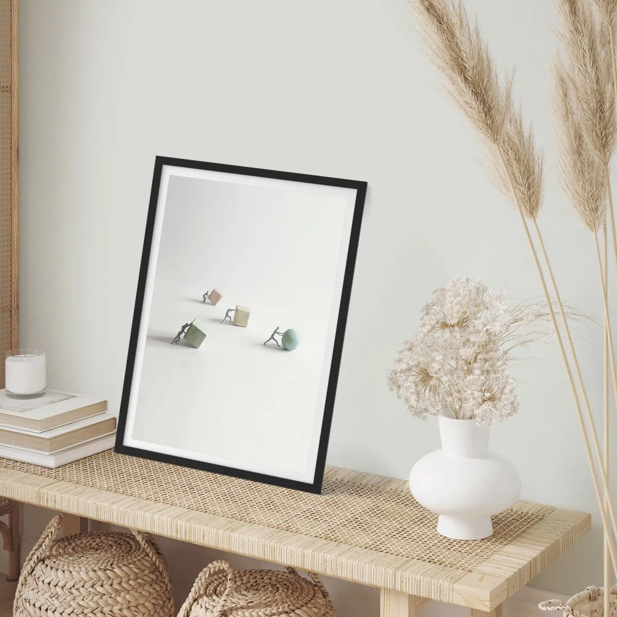 Poster in cornice nera - È la vita - 61x91 cm