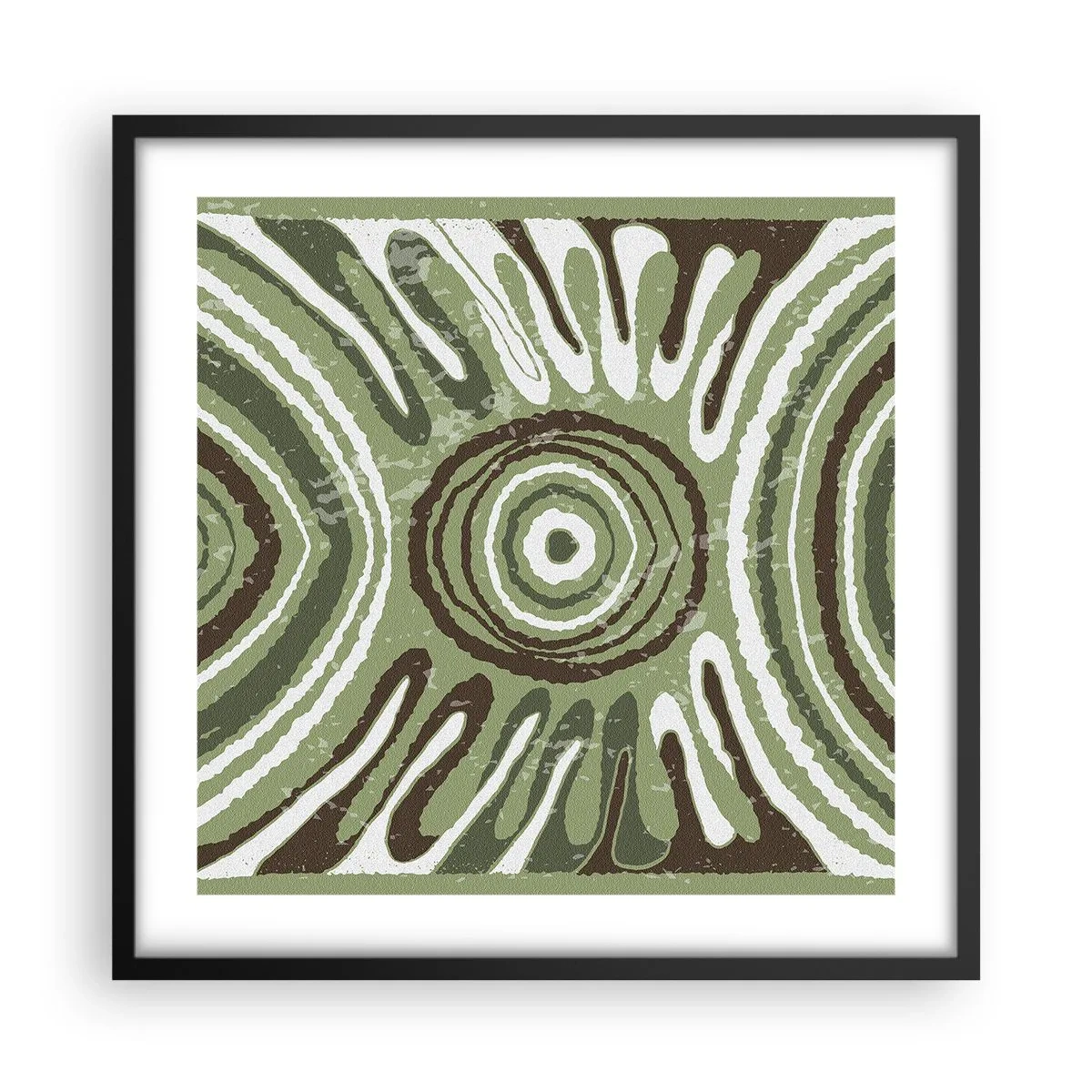 Poster in cornice nera - Esplosione di emozioni - 50x50 cm