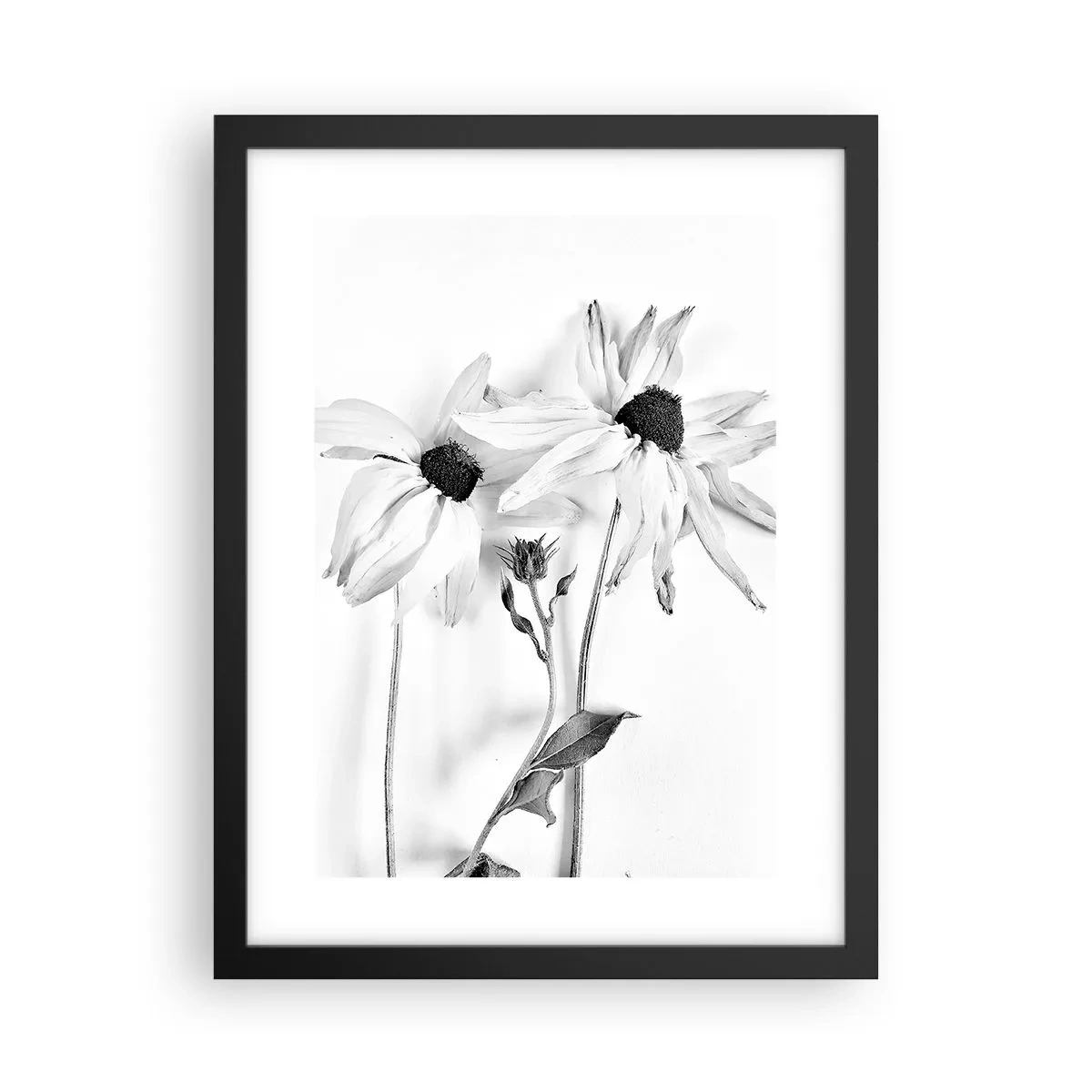 Poster in cornice nera - Nessuno vuole essere solo - 30x40 cm