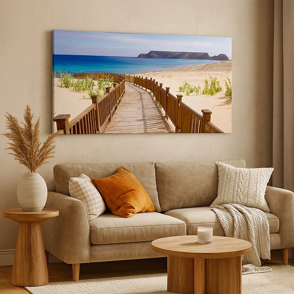 Quadro su tela - Stampe su Tela - Portami alle isole fortunate - 100x40 cm