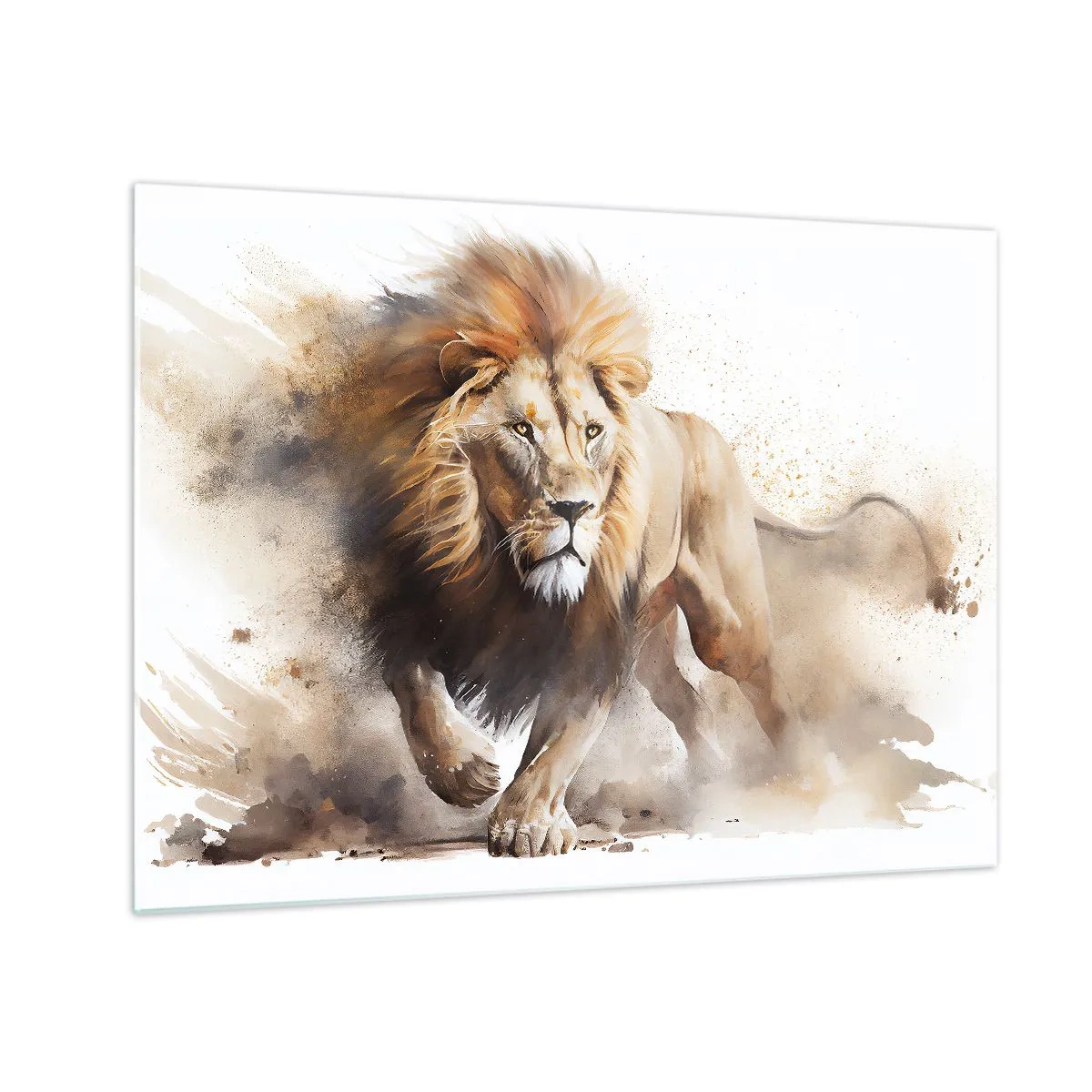Quadro su vetro - Il re si è mosso - 70x50 cm