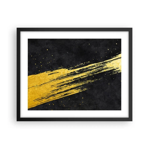 Poster in cornice nera - Salto nell'iperspazio - 50x40 cm