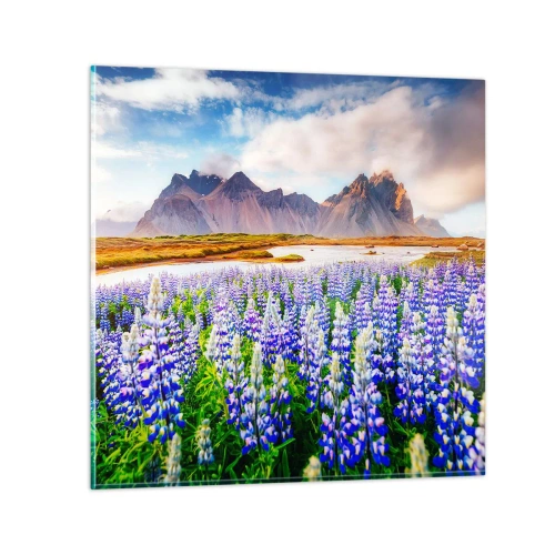 Quadro su vetro - Forza e asprezza accanto alla mitezza - 30x30 cm