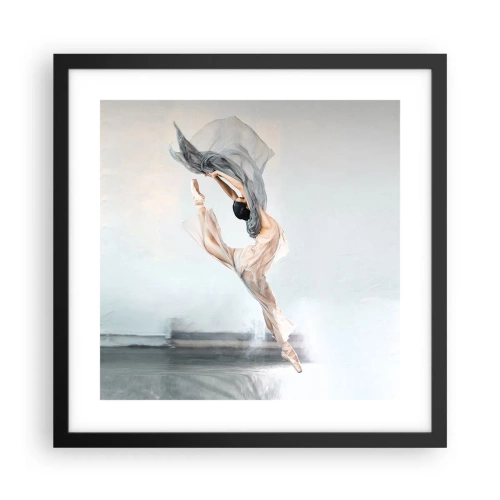 Poster in cornice nera - Nell'estasi della danza - 40x40 cm