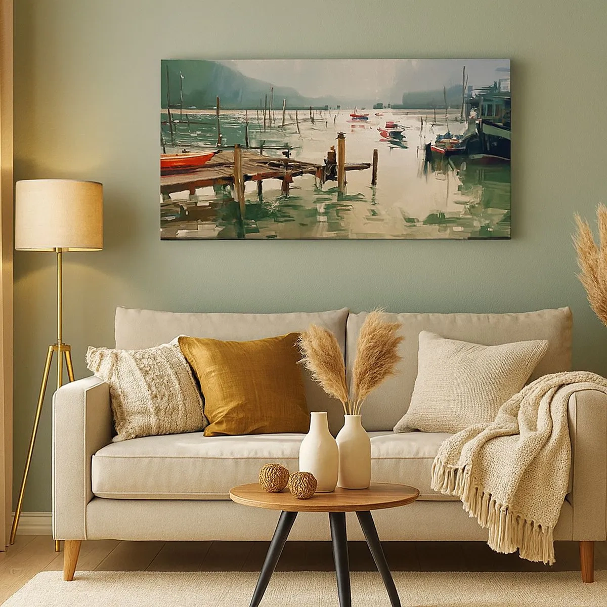 Quadro su tela - Stampe su Tela - Imbevuto di luna fusa - 100x40 cm