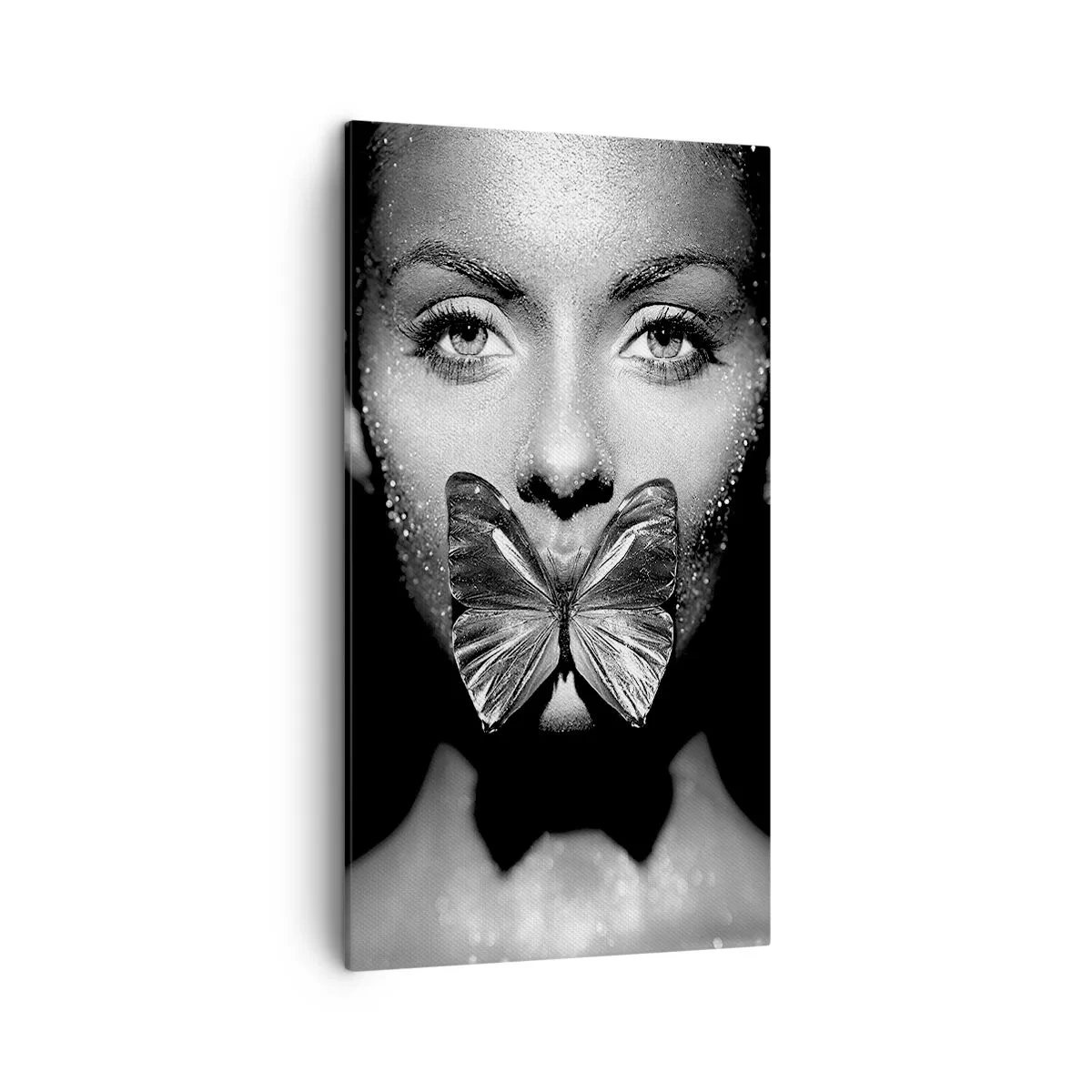 Quadro su tela - Stampe su Tela - Il bacio delle farfalle - 45x80 cm