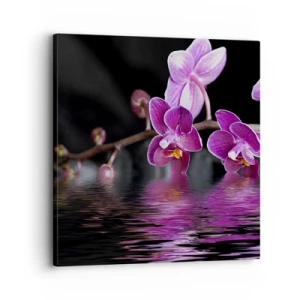 Quadro su tela - Stampe su Tela - La bellezza riflessa dai gigli - 30x30 cm