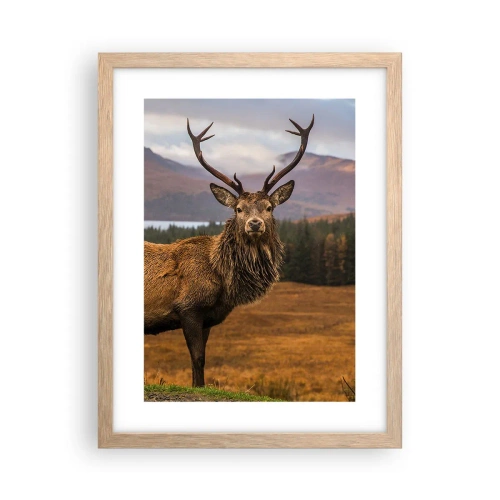 Poster in cornice rovere chiaro - Maestà della natura - 30x40 cm