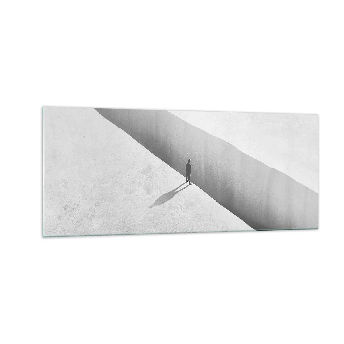 Quadro su vetro - Un obiettivo chiaro - 100x40 cm