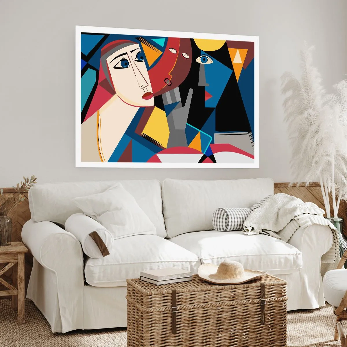 Poster - Dialogo di cubisti - 50x40 cm