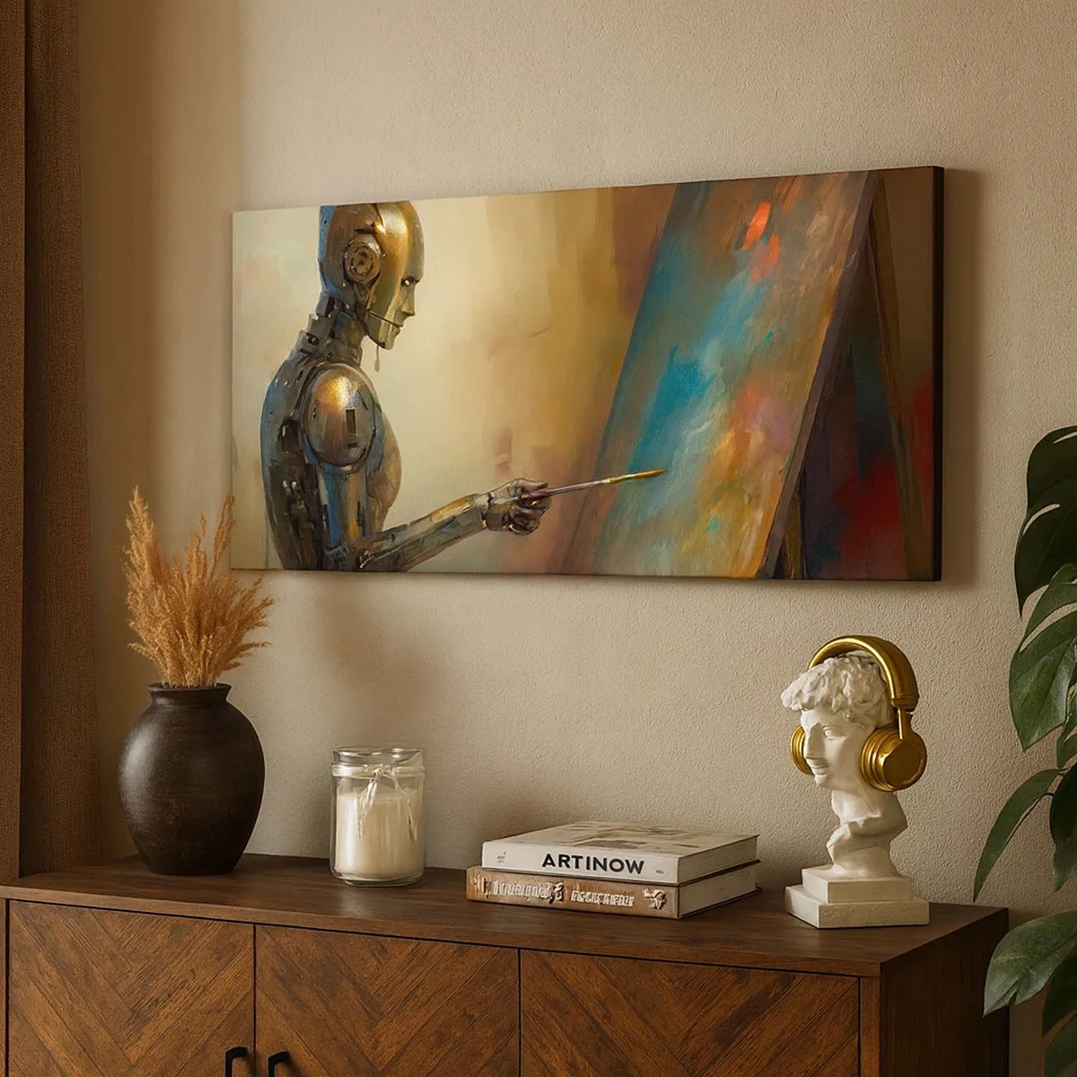 Quadro su tela - Stampe su Tela - L'arte del futuro - 100x40 cm