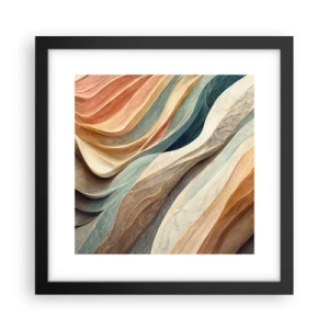 Poster in cornice nera - L'attimo prima del cambiamento - 30x30 cm