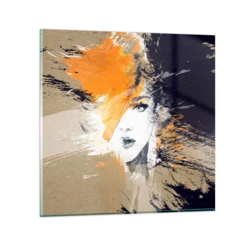 Quadro su vetro - E la luce fu - 30x30 cm