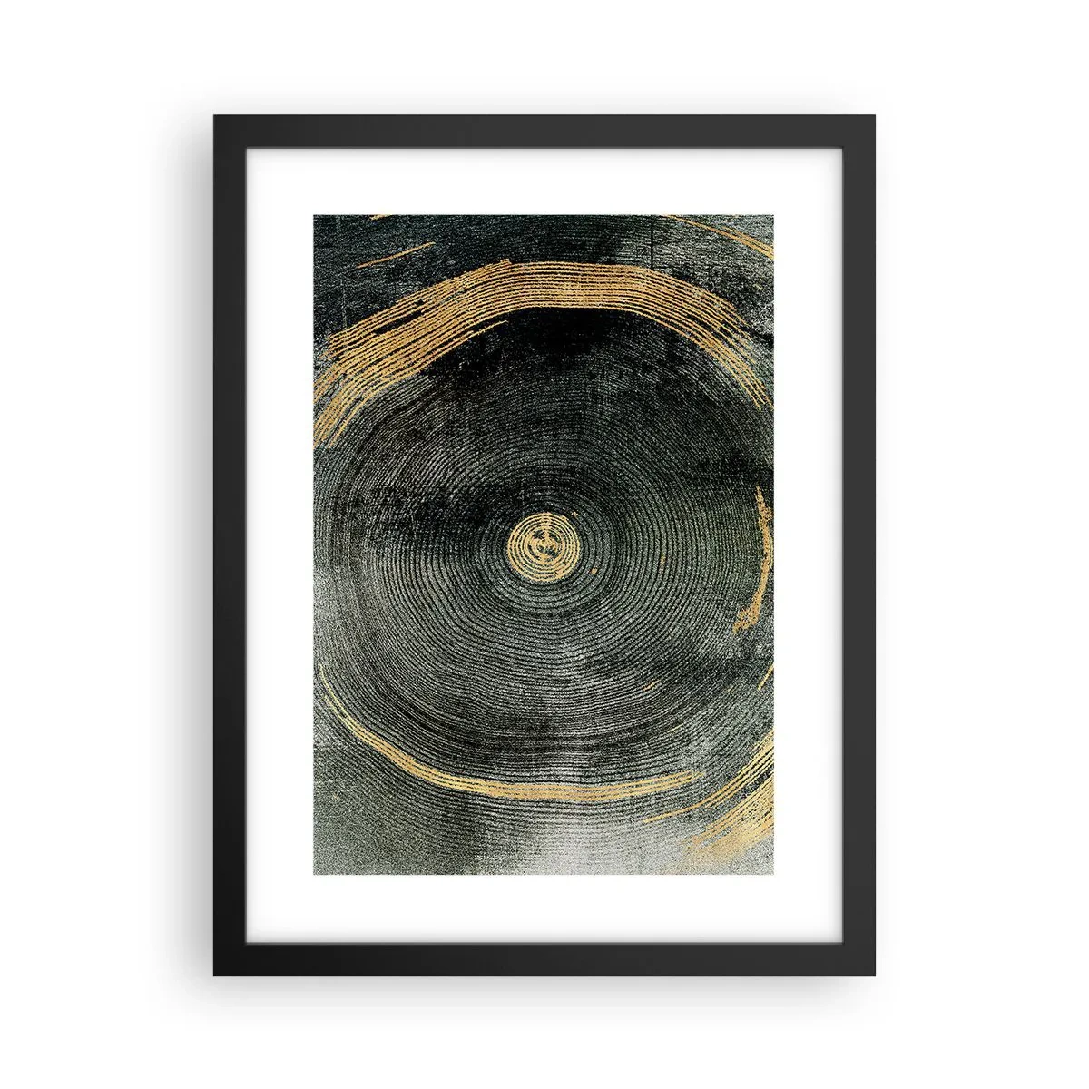 Poster in cornice nera - Cambiamento e persistenza - 30x40 cm