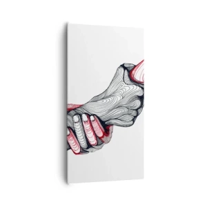 Quadro su tela - Stampe su Tela - Sei in buone mani - 65x120 cm