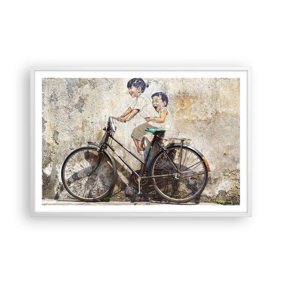 Poster in cornice bianca - Vero o falso? - 91x61 cm