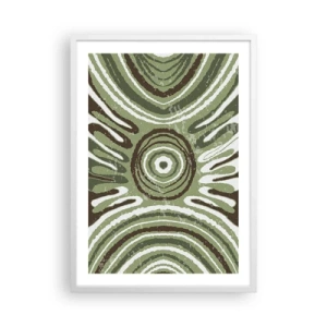 Poster in cornice bianca - Esplosione di emozioni - 50x70 cm