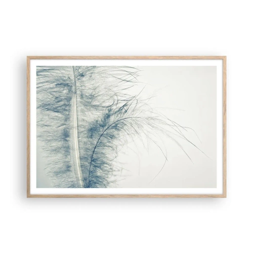 Poster in cornice rovere chiaro - Il sussurro della natura - 100x70 cm