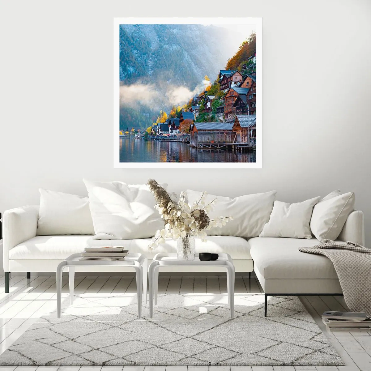 Poster - Atmosfera alpina - 30x30 cm