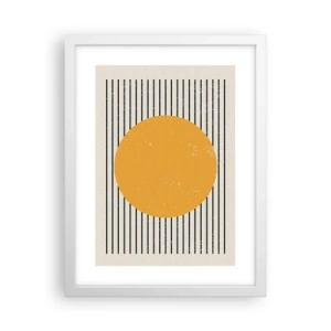 Poster in cornice bianca - La forza della semplicità - 30x40 cm