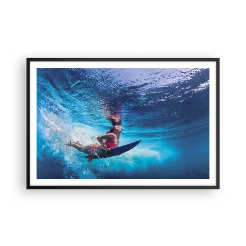 Poster in cornice nera - La profondità della gioia - 91x61 cm