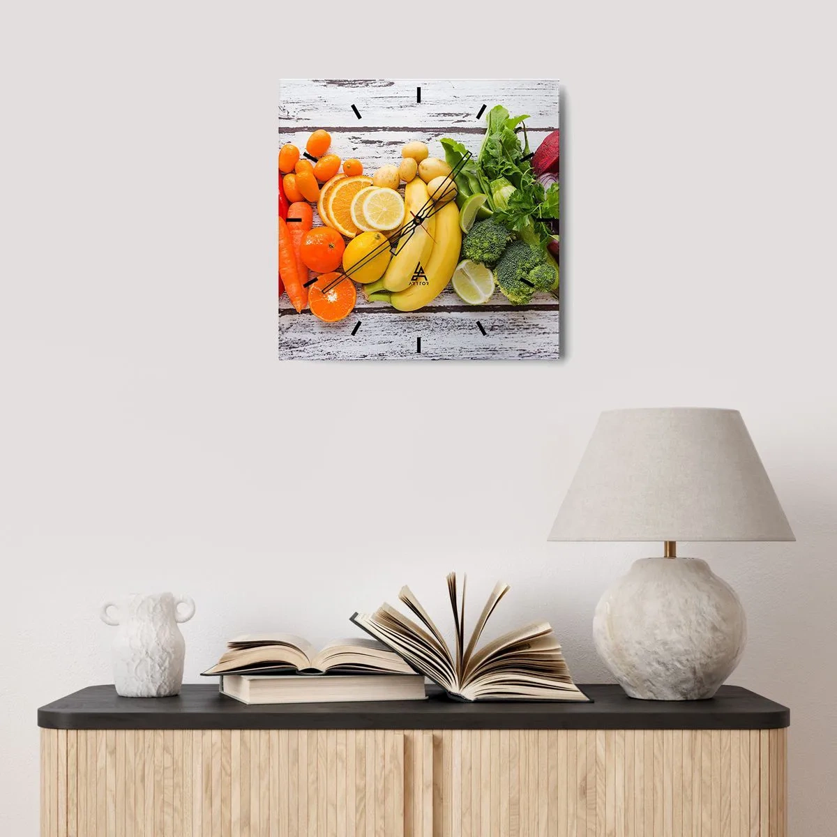 Orologio da parete - Orologio in Vetro - Non basta? - 30x30 cm