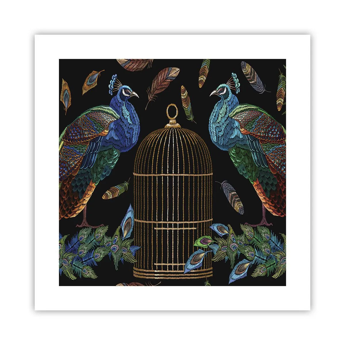 Poster - Con gli abiti reali - 40x40 cm