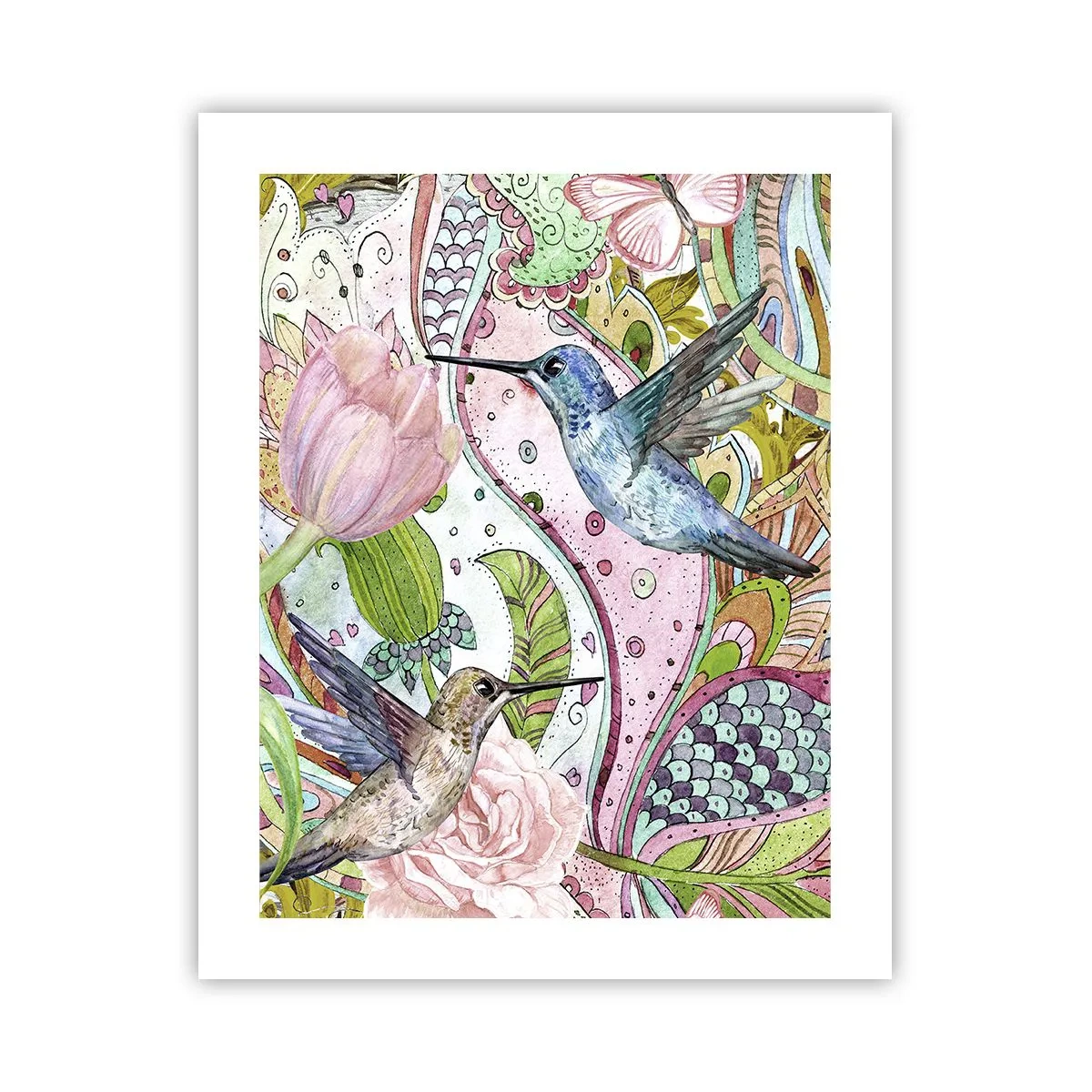 Poster - Intrecciate nei rami - 40x50 cm