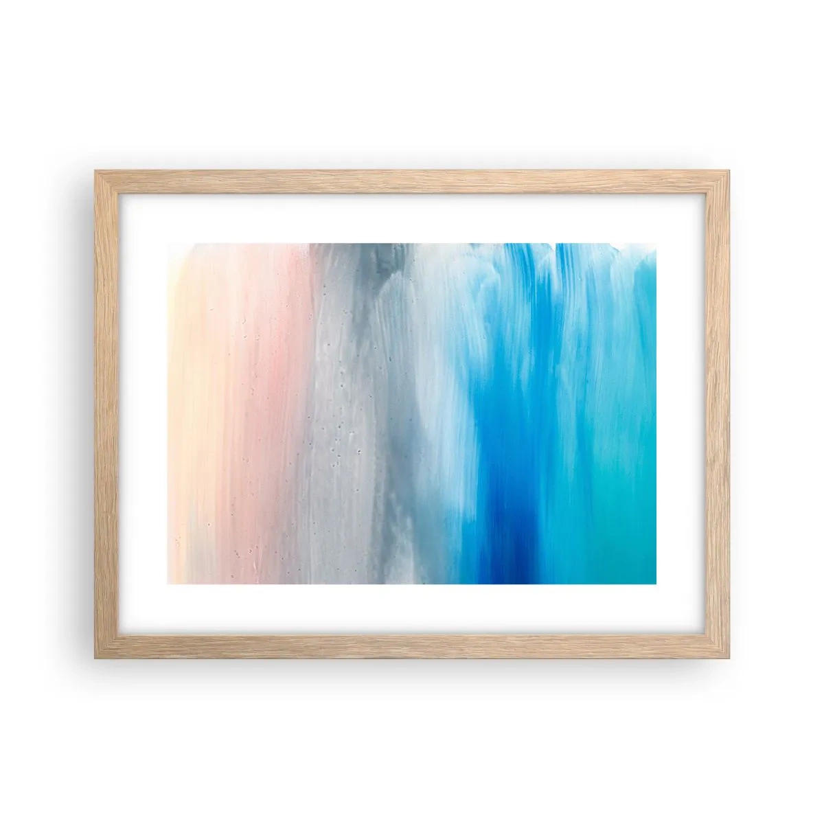 Poster in cornice rovere chiaro - Gli elementi: l'aria - 40x30 cm