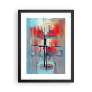 Poster in cornice nera - Paesaggio in una dimensione sconosciuta - 30x40 cm